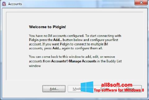 Screenshot Pidgin Windows 8