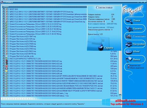 Screenshot FreeSpacer Windows 8