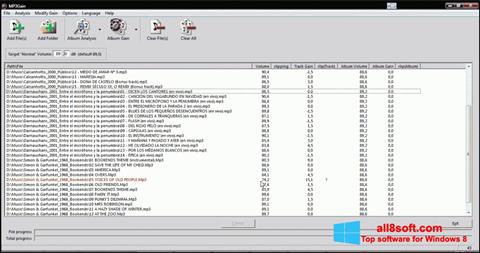 Screenshot MP3Gain Windows 8