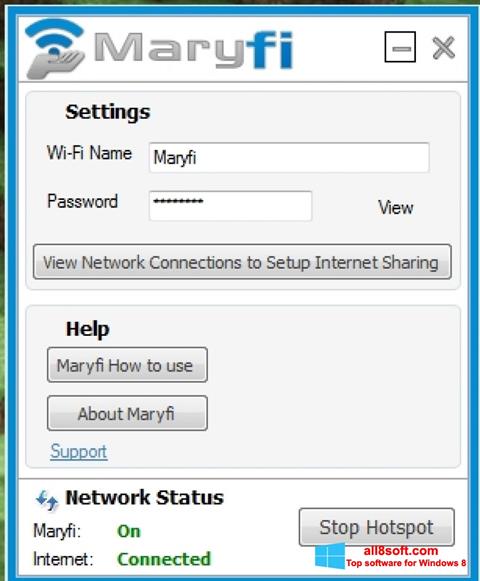 Screenshot MaryFi Windows 8