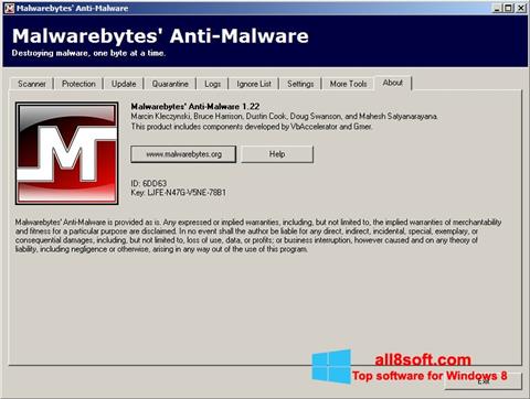 Screenshot Malwarebytes Anti-Malware Free Windows 8