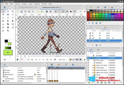 Screenshot Synfig Studio Windows 8
