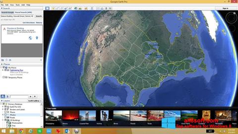 Screenshot Google Earth Windows 8