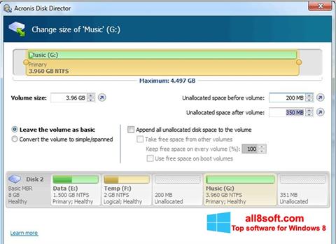 Screenshot Acronis Disk Director Suite Windows 8