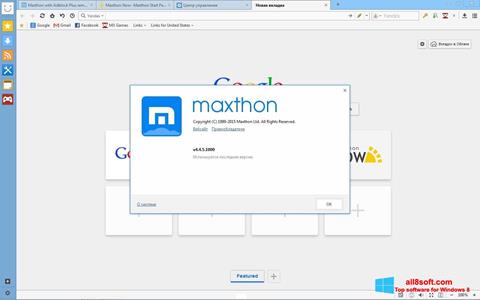 Screenshot Maxthon Windows 8