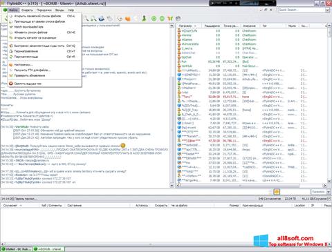 Screenshot FlylinkDC++ Windows 8