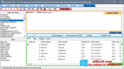 Screenshot InterBase Windows 8