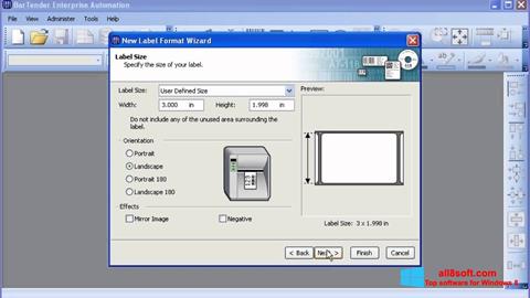 Screenshot BarTender Windows 8