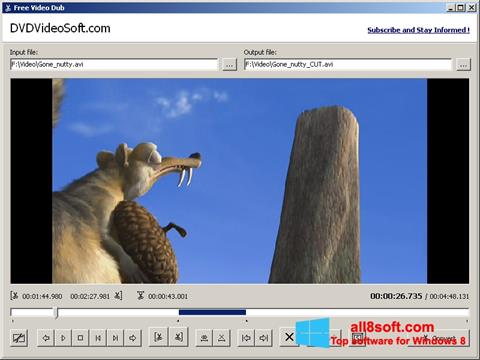 Screenshot Free Video Dub Windows 8