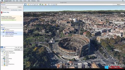 Screenshot Google Earth Pro Windows 8