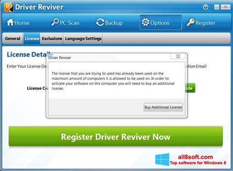 Screenshot Driver Reviver Windows 8
