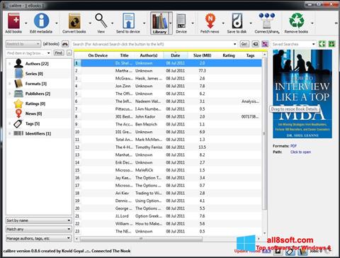 Screenshot Calibre Windows 8