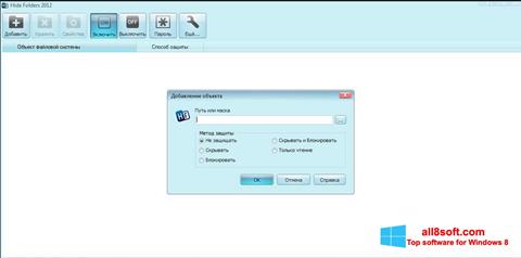 Screenshot Hide Folders Windows 8