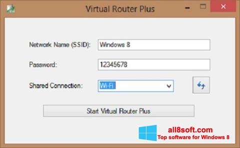 Screenshot Virtual Router Plus Windows 8