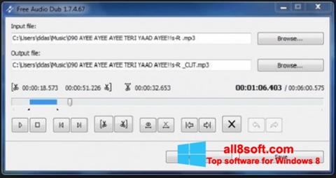 Screenshot Free Audio Dub Windows 8