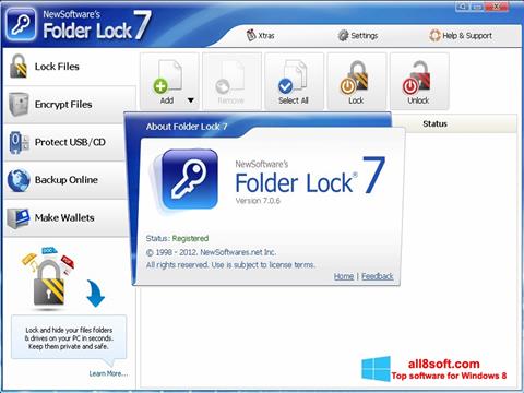 Screenshot Folder Lock Windows 8