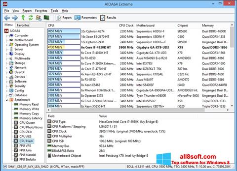 Screenshot AIDA32 Windows 8
