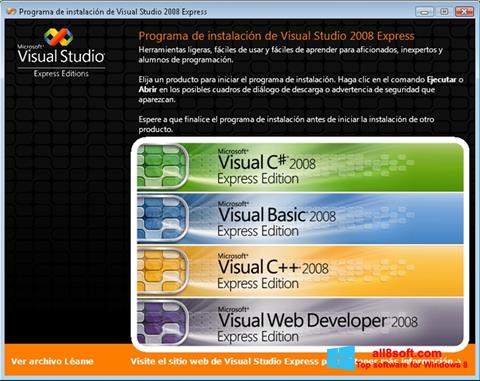 Screenshot Microsoft Visual Studio Windows 8
