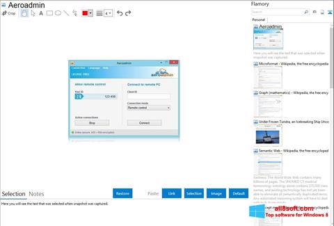 Screenshot AeroAdmin Windows 8