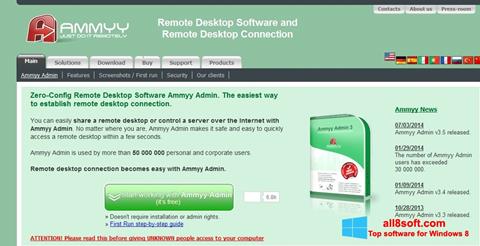 Screenshot Ammyy Admin Windows 8
