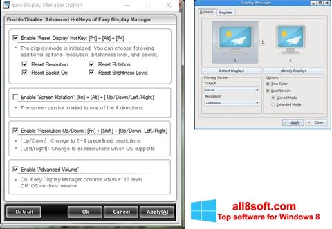 Screenshot Easy Display Manager Windows 8